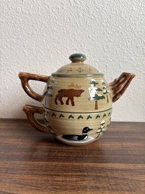 Sonoma Lodge Single Serve Tea Pot and Cup